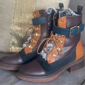 Hilvia Faux Fur Boots